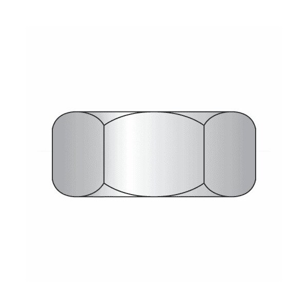 Newport Fasteners Hex Nut, 1"-8, 18-8 Stainless Steel, Not Graded, Plain, 55/64 in Ht, 100 PK 919307-BR-100 - main